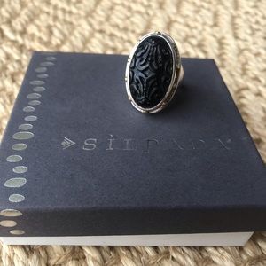 Silpada “Into the Night” Ring size 9